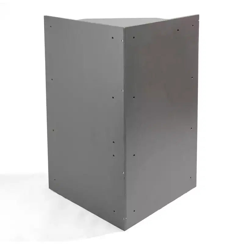 Meuble de rangement d'angle Badger Basket Cubby avec 4 paniers réversibles anthracite : 9 compartiments, 10 étagères, cadre en MDF
