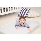 Matelas de mini-lit bébé DaVinci Complete Slumber, certifié Greenguard Gold : fermeté moyenne, épaisseur de 4,5 po, housse 100 % coton biologique
