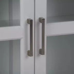 Armoire murale de salle de bain à deux portes Hayes avec niches blanches - WyndenHall