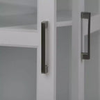 Armoire murale de salle de bain à deux portes Hayes avec niches blanches - WyndenHall