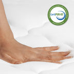 Matelas en mousse à mémoire de forme hybride 10 po – Soutien ferme moyen avec ressorts renforcés pour le soulagement de la pression, certifié CertiPUR-US