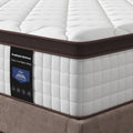 Matelas en mousse à mémoire de forme hybride 10 po – Soutien ferme moyen avec ressorts renforcés pour le soulagement de la pression, certifié CertiPUR-US