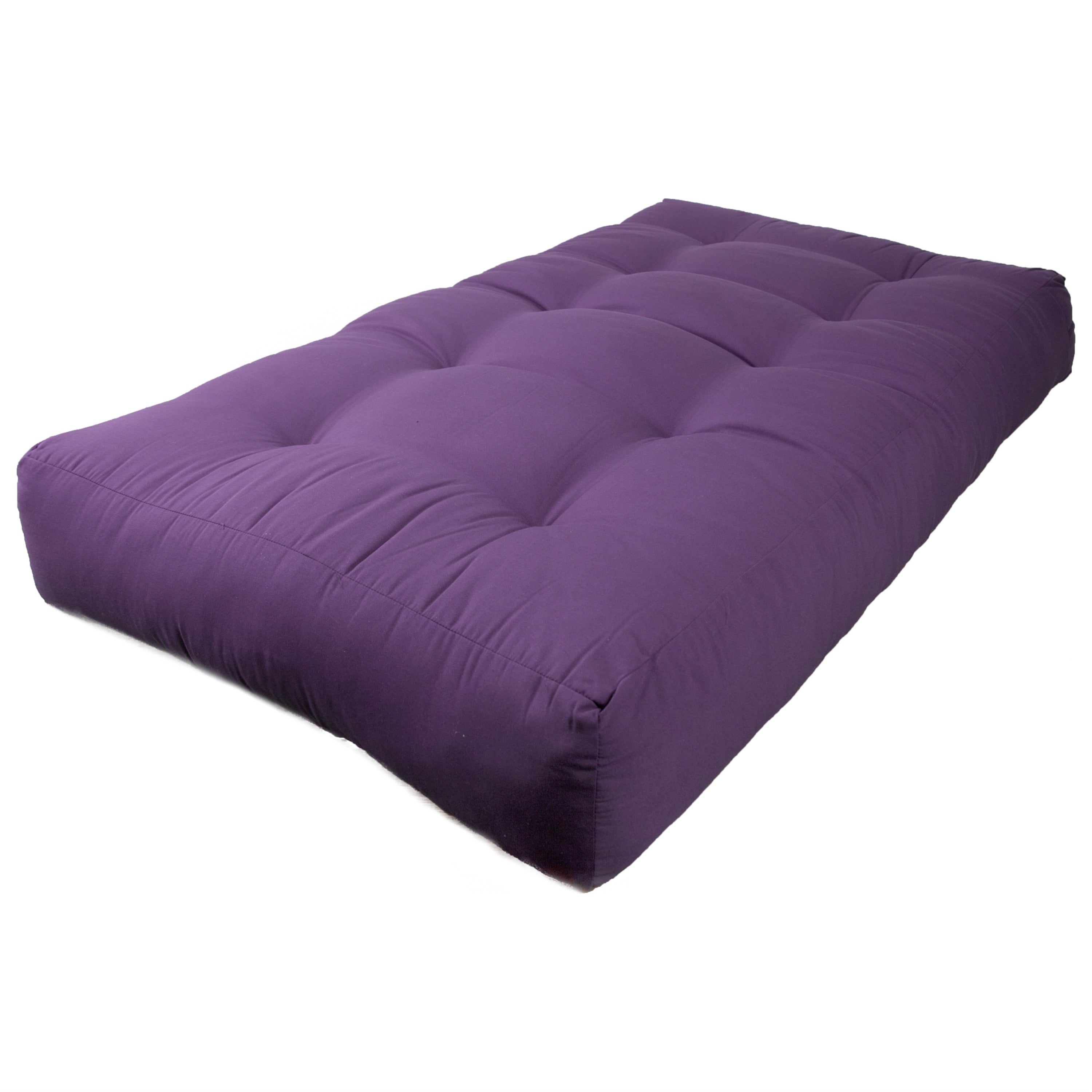 Matelas de futon en sergé épais de 10 pouces (simple, double ou grand)