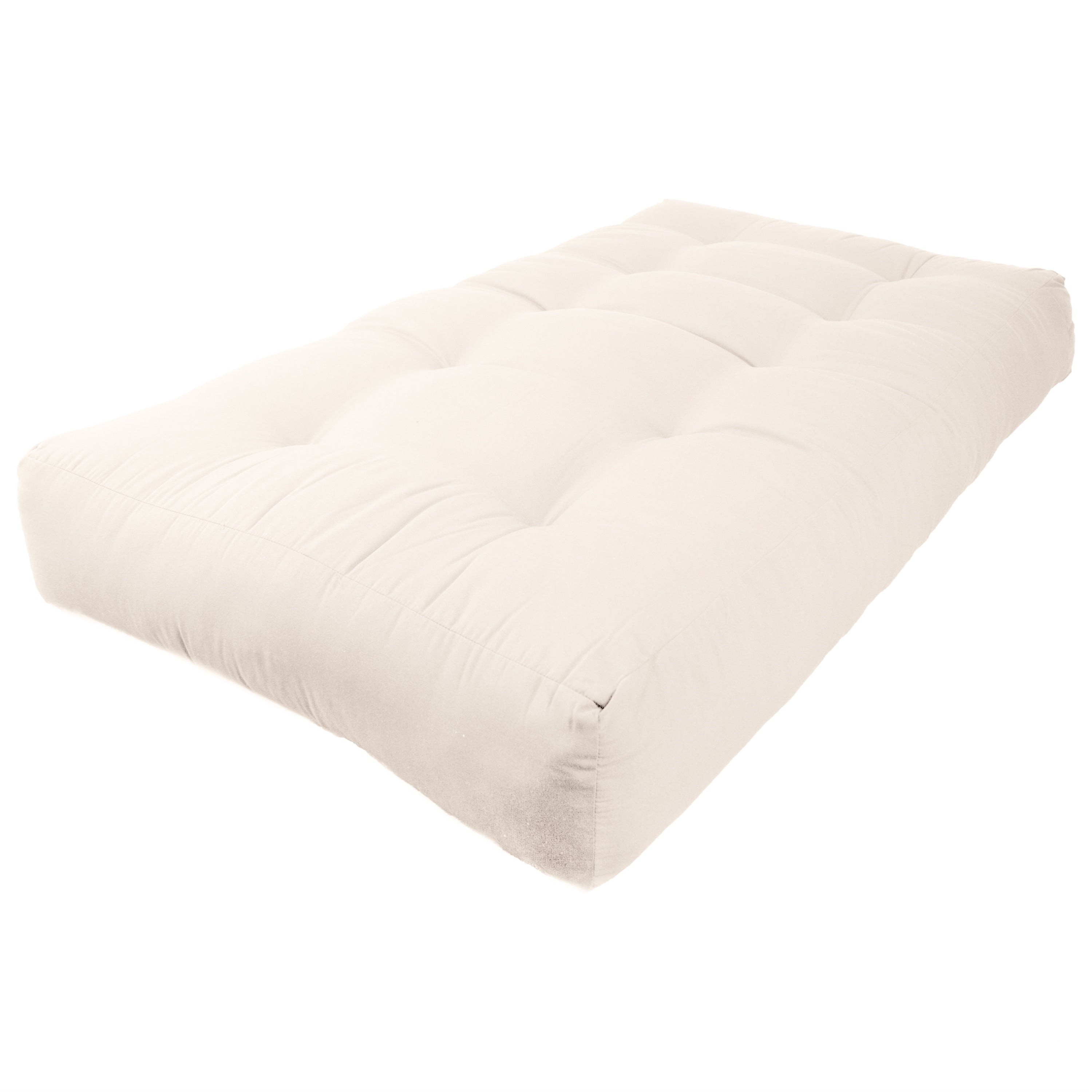 Matelas de futon en sergé épais de 10 pouces (simple, double ou grand)