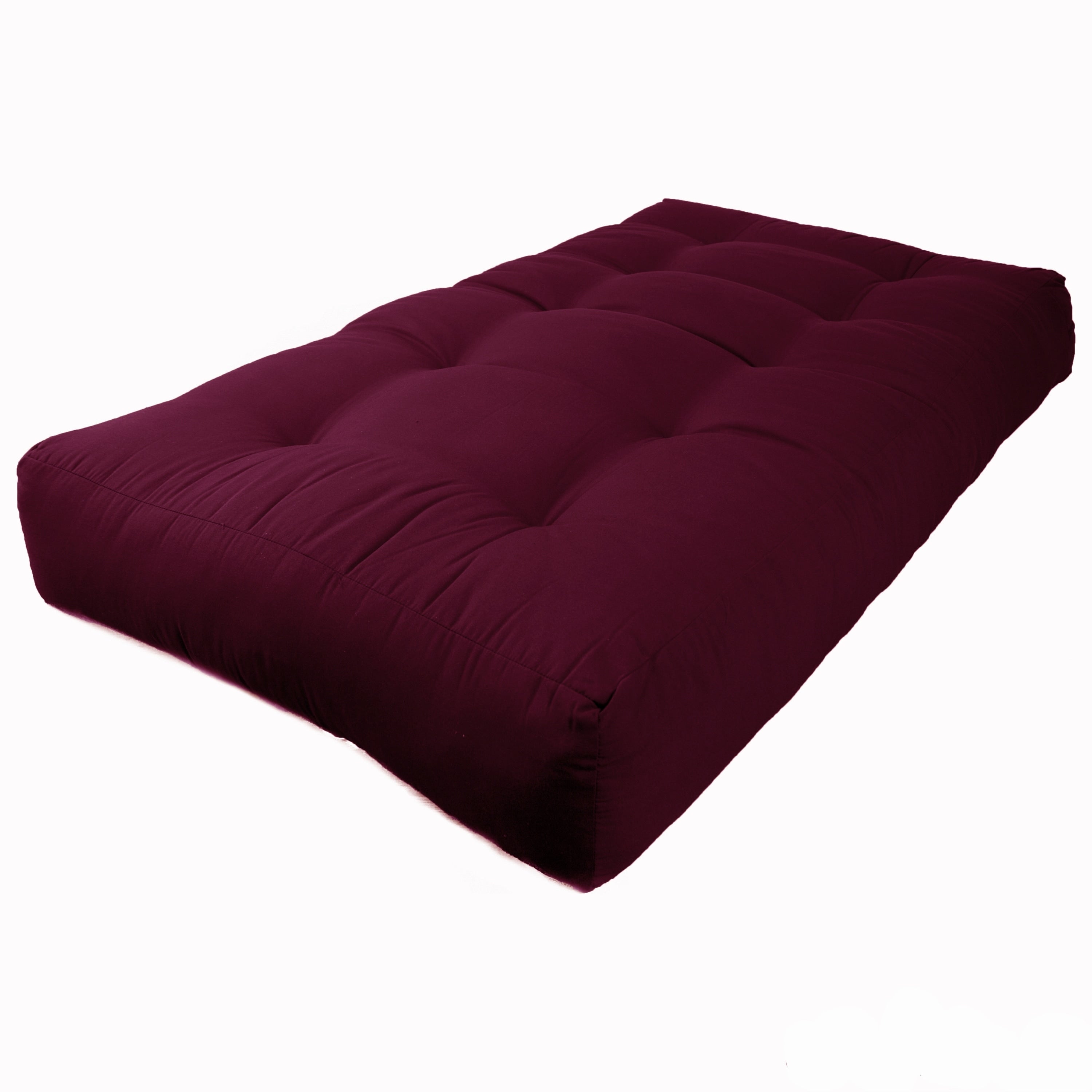 Matelas de futon en sergé épais de 10 pouces (simple, double ou grand)