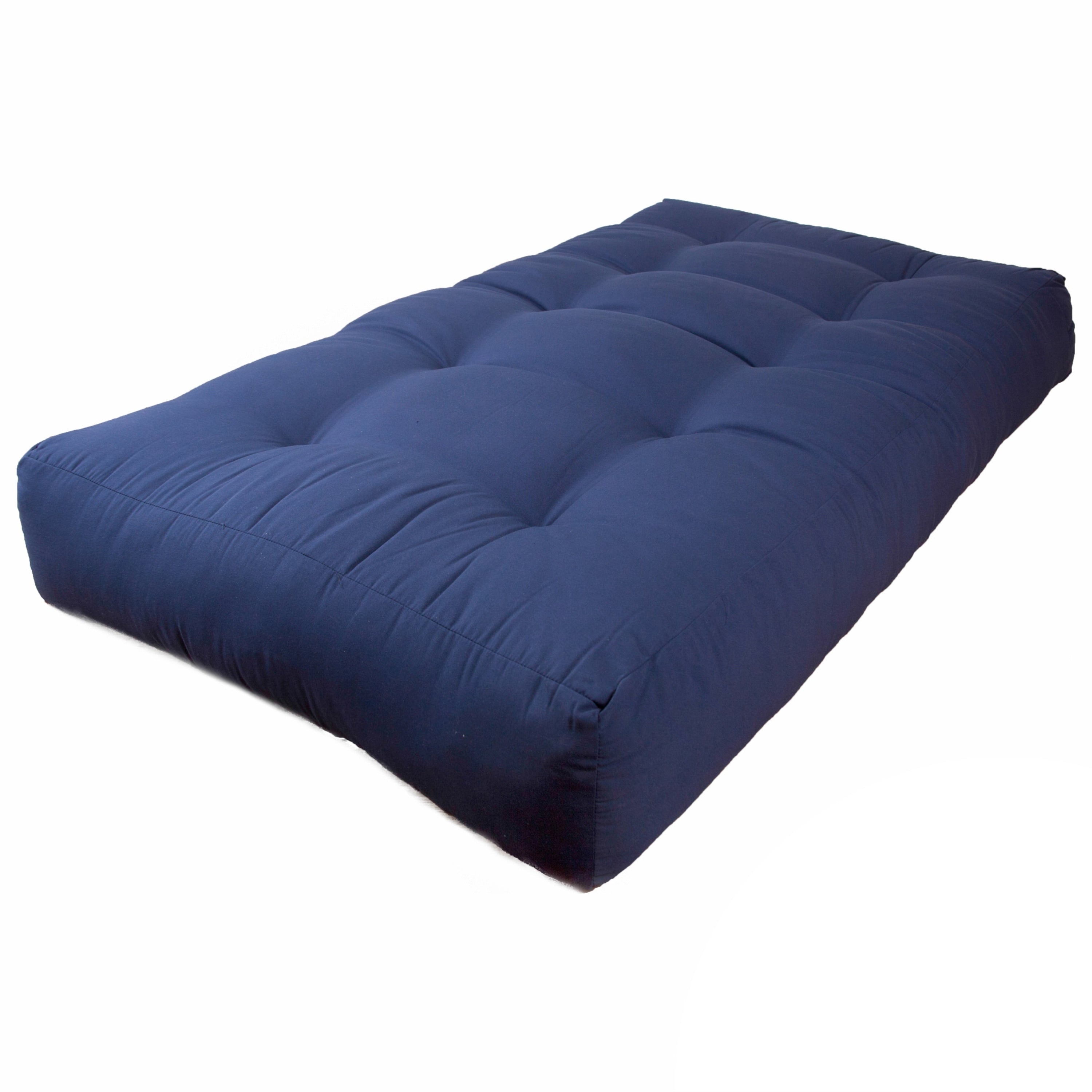 Matelas de futon en sergé épais de 10 pouces (simple, double ou grand)