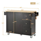 Chariot de cuisine moderne Whisen, chariot de cuisine avec étagères et tiroirs
