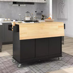 Chariot de cuisine moderne Whisen, chariot de cuisine avec étagères et tiroirs