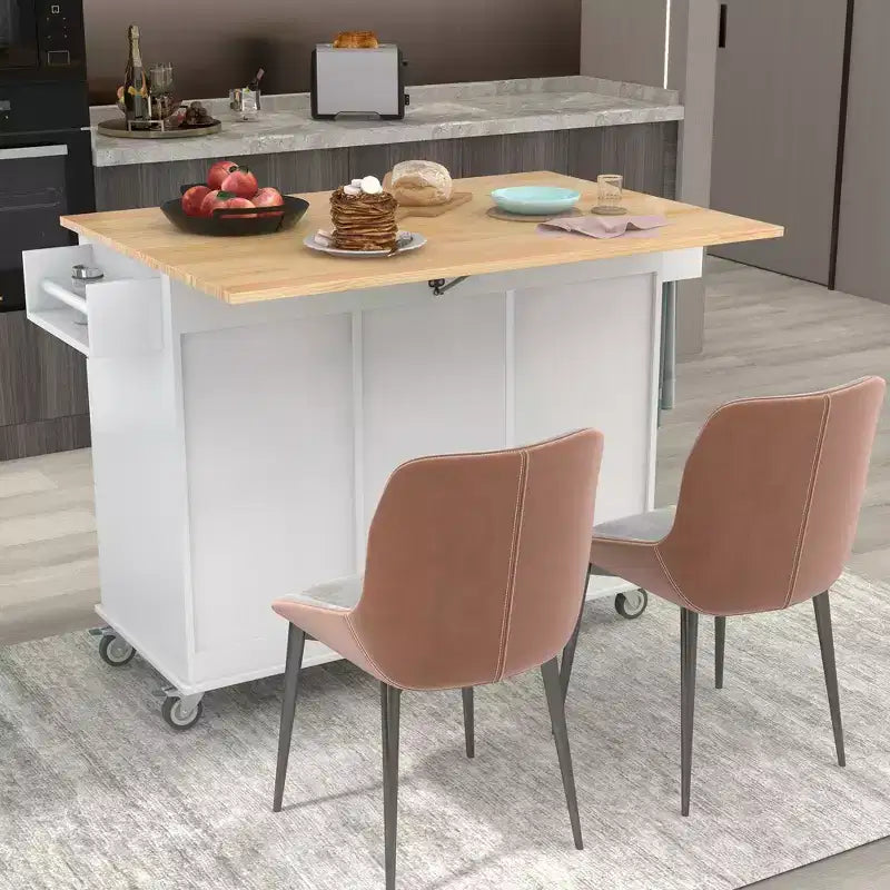Chariot de cuisine moderne Whisen, chariot de cuisine avec étagères et tiroirs