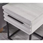 Table d'appoint de rangement contemporaine Celestial de Roundhill Furniture