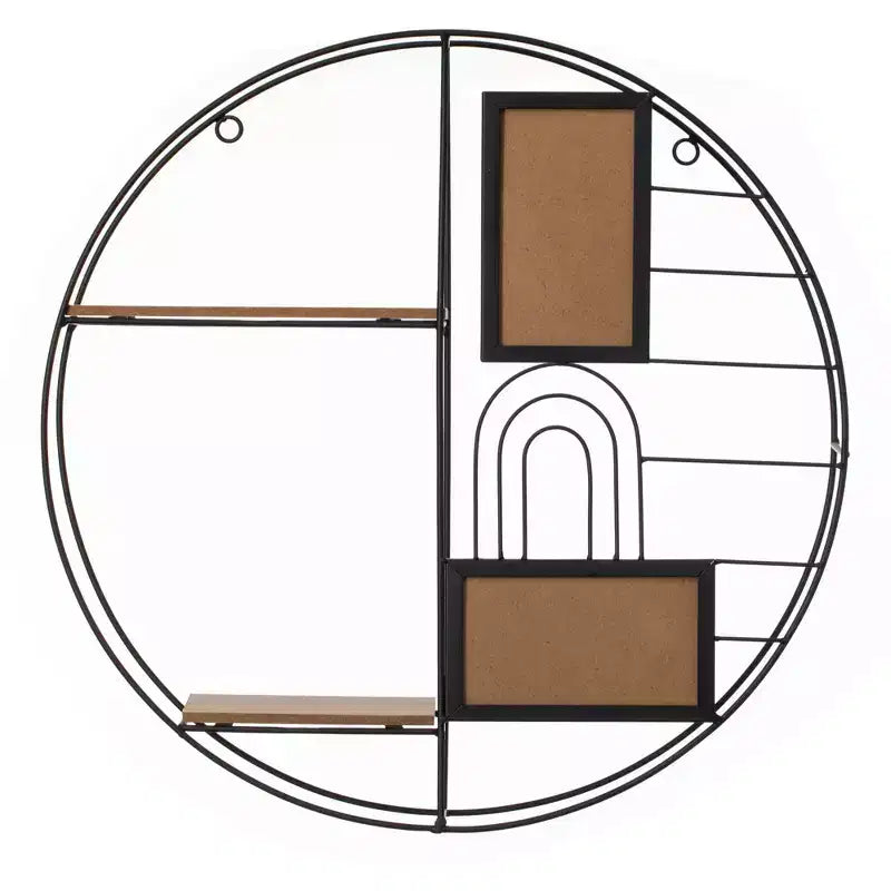 Étagère Murale Décorative Moderne Vintiquewise - Présentoir Métallique Élégant et Multifonctionnel