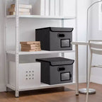 1 ou 2 boîtes de classement suspendues – HOMLUX : couvercle et pliables