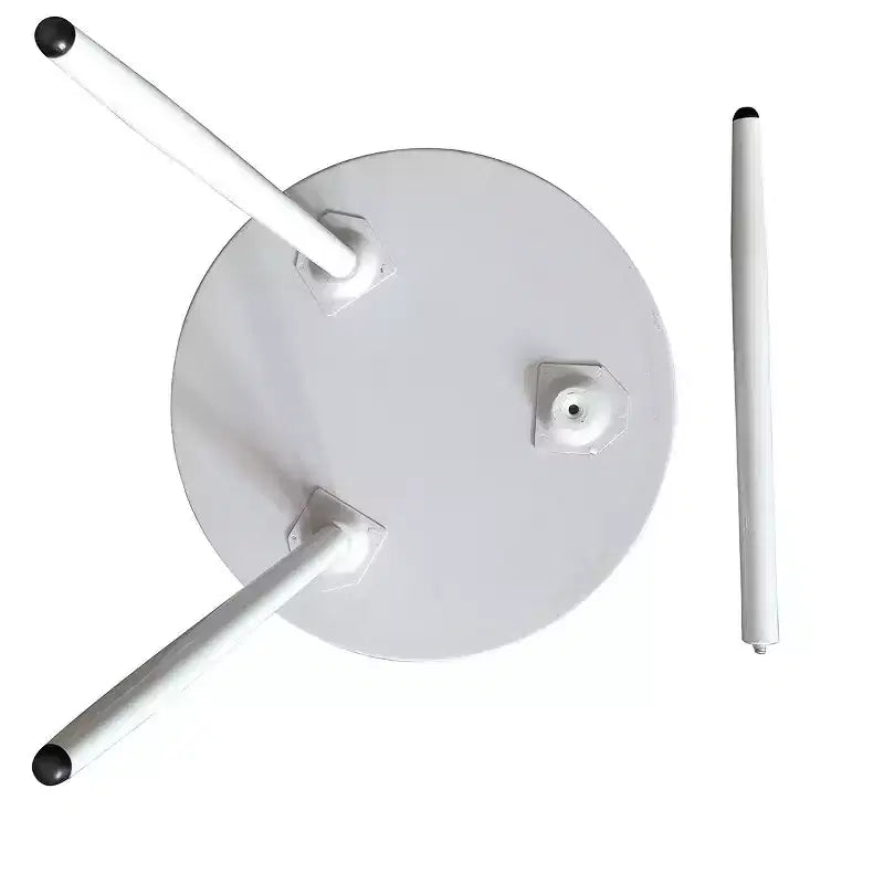 Table d'appoint ronde en métal Whelan de marque Kings Brand Furniture, table de chevet, noire