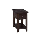 Jofran, Kona Grove Table d'appoint avec étagère en acacia massif rustique vieilli