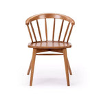 Lot de 2 chaises de salle à manger Plank+Beam, chaise de cuisine en bois massif