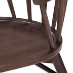 Lot de 2 chaises de salle à manger Plank+Beam, chaise de cuisine en bois massif