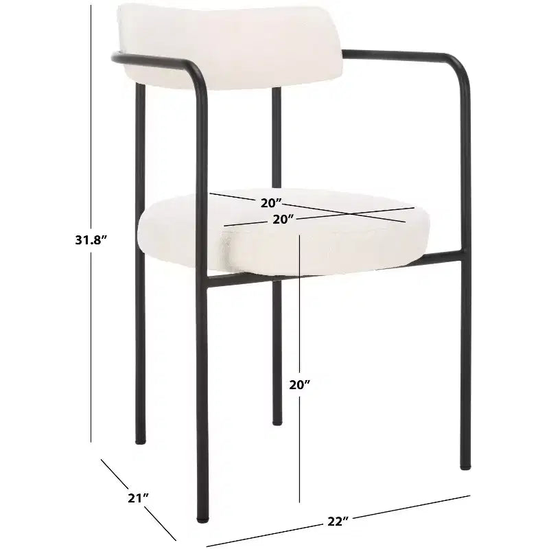 Chaise de salle à manger Andrean (lot de 2) - DCH3901 - Safavieh