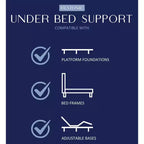 Matelas en mousse à mémoire de forme gel Christopher Knight Home Restonic 14 po avec surmatelas Euro Top Doux