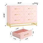Commode de rangement Zstar à 6 tiroirs pour chambre, salon, couloir