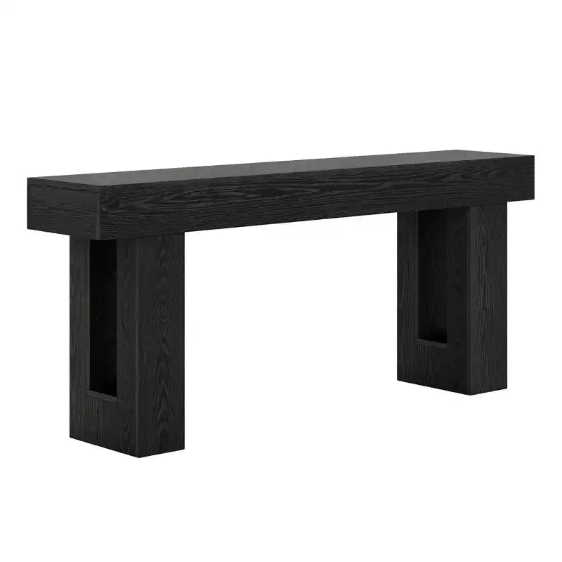 MAYEERTY Console avec étagère inférieure pour décorations et vases