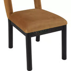 Meridian Furniture, Chaise de salle à manger en velours Conrad