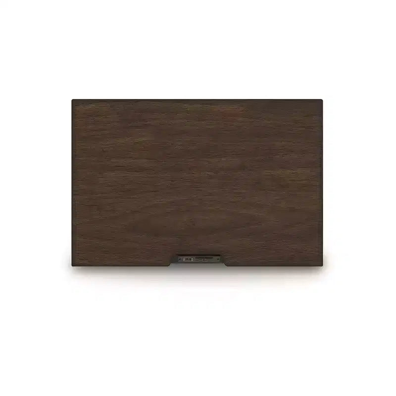 Table de chevet à 3 tiroirs Taffenbrook de Signature Design by Ashley avec ports de chargement USB et prises électriques - Marron moyen