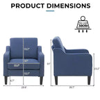 Karl Home | Fauteuil simple de 29,9 pouces de large