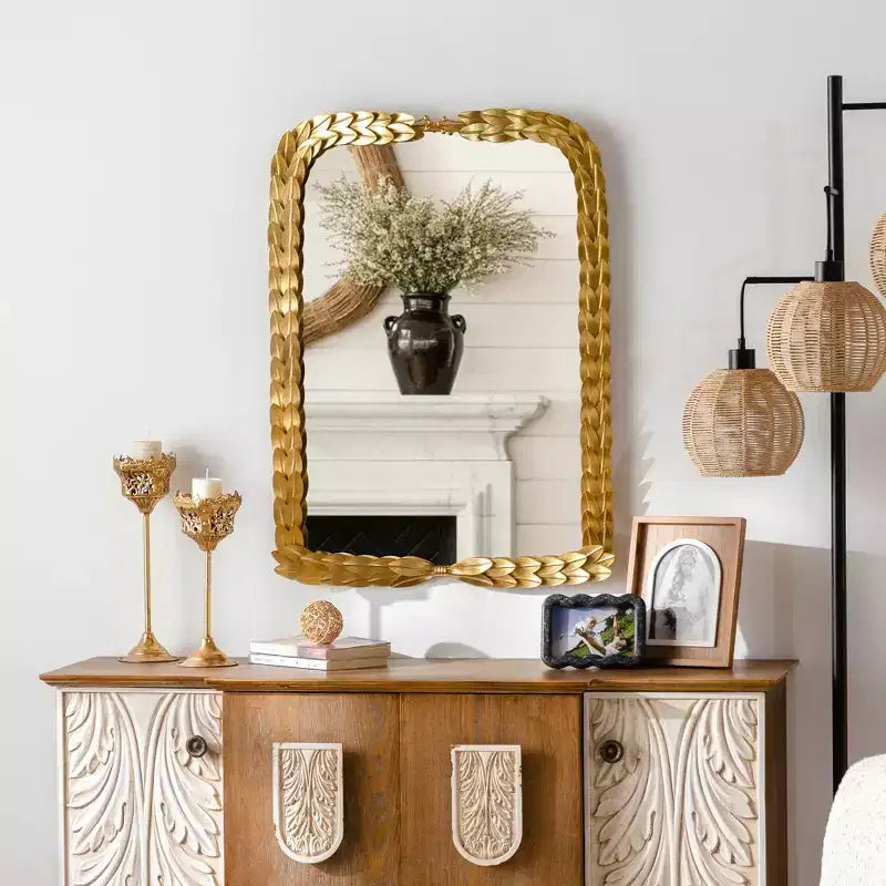 Miroir mural plat en métal Maxax