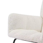 Fauteuil à bascule moderne avec dossier haut, accoudoirs, design ergonomique, chaise longue inclinable