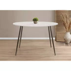 Table de salle à manger ajourée Home Design, gris clair/gris