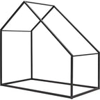 Lit Cabane Enfant Acekool - Cadre Métallique Simple avec Toit