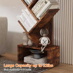 Étagère de rangement bibliothèque et étagère à livres en forme d'arbre – Étagère de rangement haute à 8 niveaux pour salon, chambre, bureau à domicile