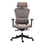 HomeRoots Set of Two Brown and Black Adjustable Height Swivel Rolling Office Chair