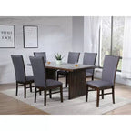 Coaster, Chaises de salle à manger rembourrées Sherwood grises (lot de 2)
