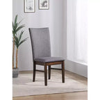 Coaster, Chaises de salle à manger rembourrées Sherwood grises (lot de 2)