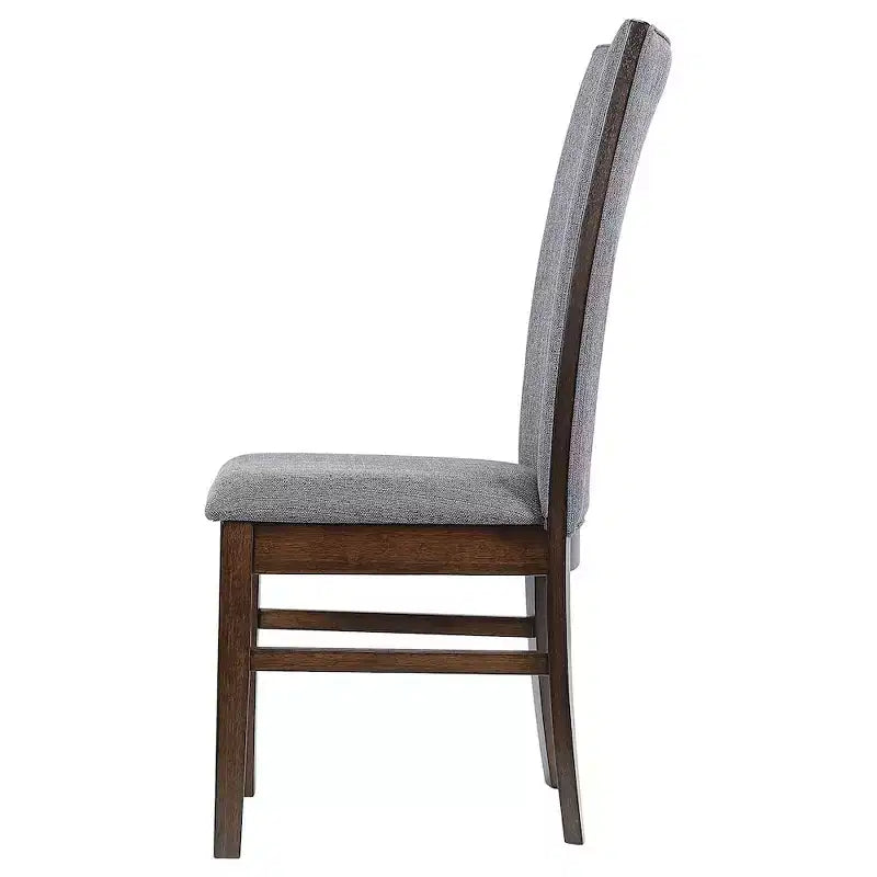 Coaster, Chaises de salle à manger rembourrées Sherwood grises (lot de 2)