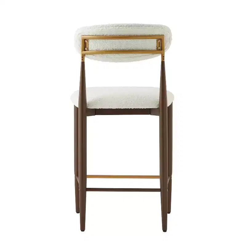 Christopher Knight Home Eloin Tabourets de comptoir sans accoudoirs rembourrés modernes (lot de 2)