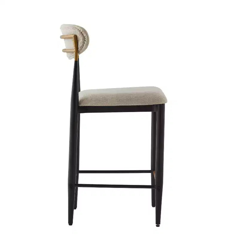 Christopher Knight Home Eloin Tabourets de comptoir sans accoudoirs rembourrés modernes (lot de 2)
