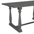 Ensemble de salle à manger 6 places avec banc, table rectangulaire et 4 chaises rembourrées pour la cuisine