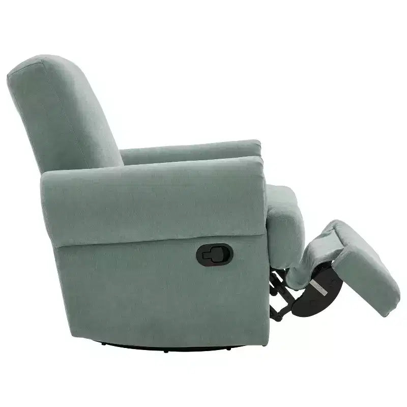 Fauteuil inclinable manuel pivotant Christopher Knight Home Dravok moderne en chenille avec dossier réglable