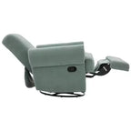 Fauteuil inclinable manuel pivotant Christopher Knight Home Dravok moderne en chenille avec dossier réglable