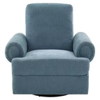 Fauteuil inclinable manuel pivotant Christopher Knight Home Dravok moderne en chenille avec dossier réglable