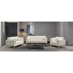 Meridian Furniture, chaise en tissu texturé Langham Linen