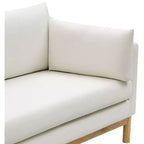 Meridian Furniture, chaise en tissu texturé Langham Linen