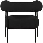 Meridian Furniture, fauteuil d'appoint Blake en tissu bouclette