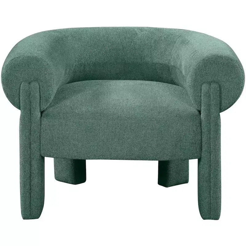 Meridian Furniture, fauteuil d'appoint en tissu polyester Stefano