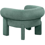Meridian Furniture, fauteuil d'appoint en tissu polyester Stefano