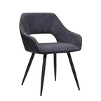 Chintaly Imports, chaise d'appoint contemporaine à dossier ajouré