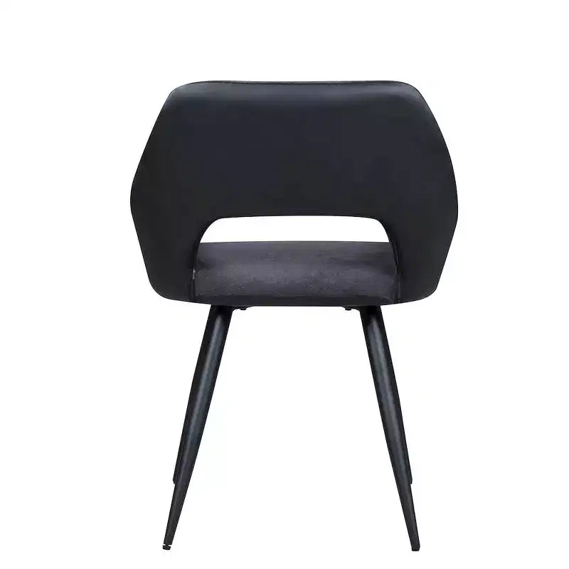 Chintaly Imports, chaise d'appoint contemporaine à dossier ajouré
