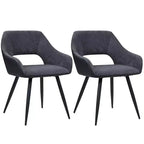 Chintaly Imports, chaise d'appoint contemporaine à dossier ajouré